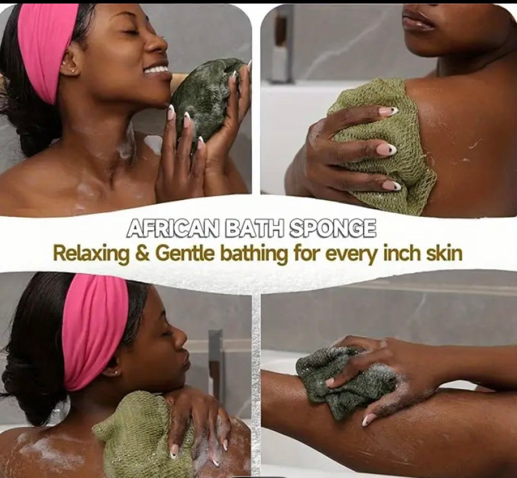 African Exfoliating bath Sponge Middle size