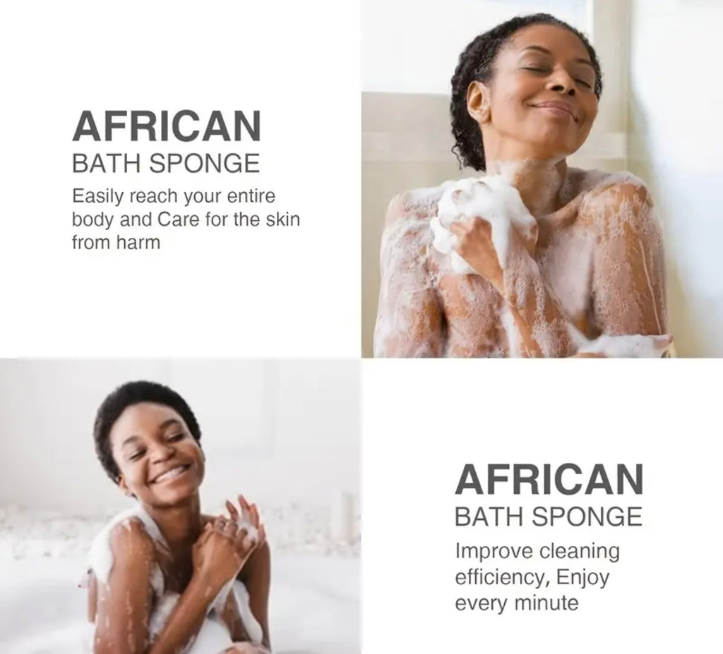 African Exfoliating bath Sponge Middle size