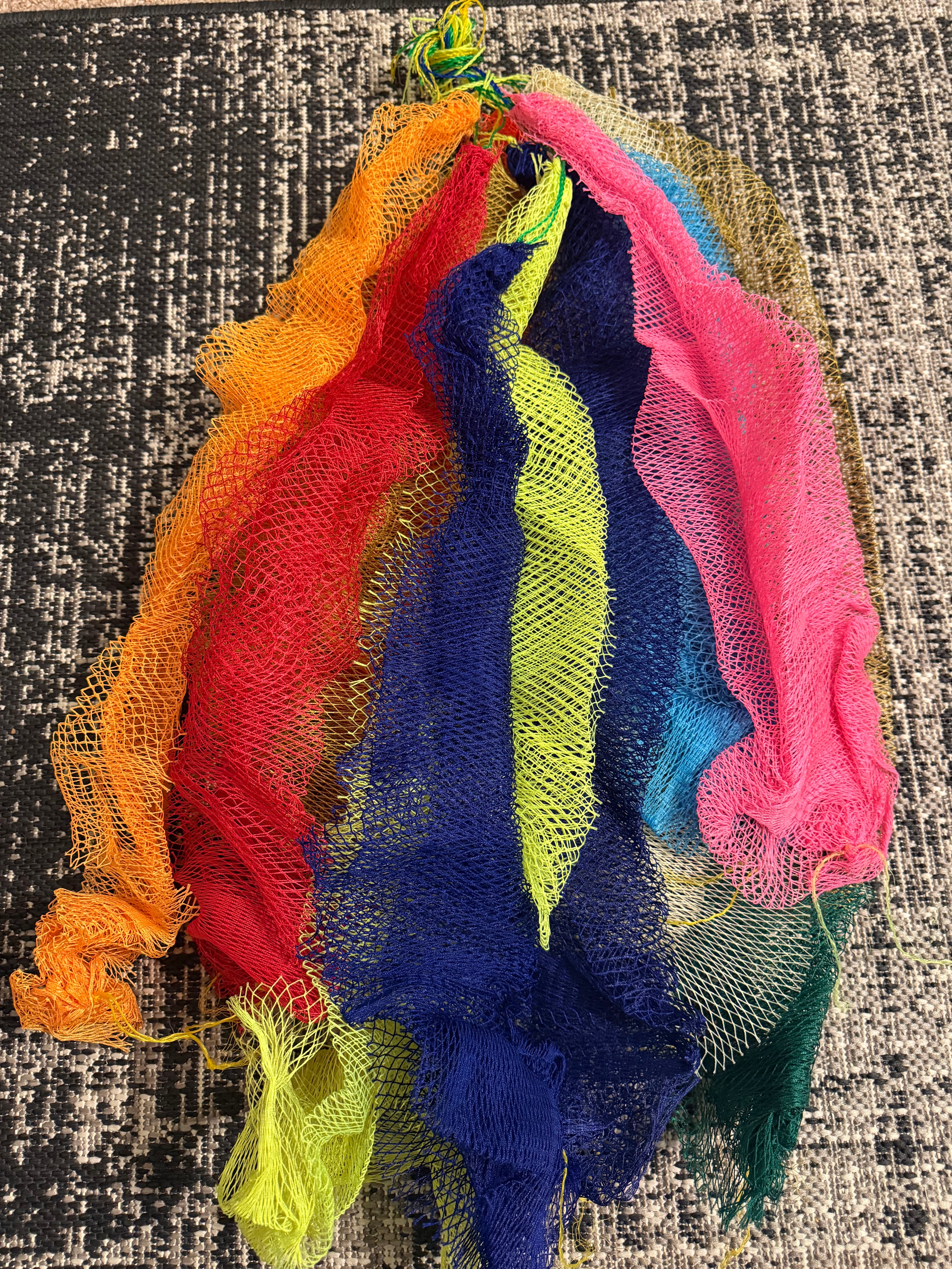 African Exfoliating multicolour Sponge small size